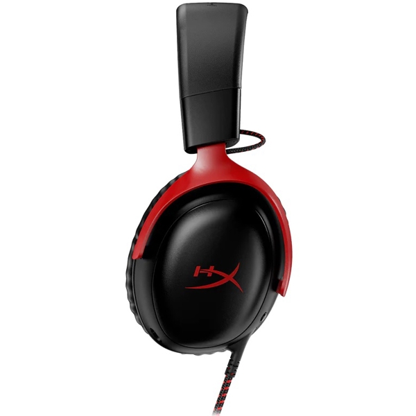 ყურსასმენი HyperX 727A9AA Cloud III, Gaming Headset, Wired, USB, 3.5mm, Black/Red