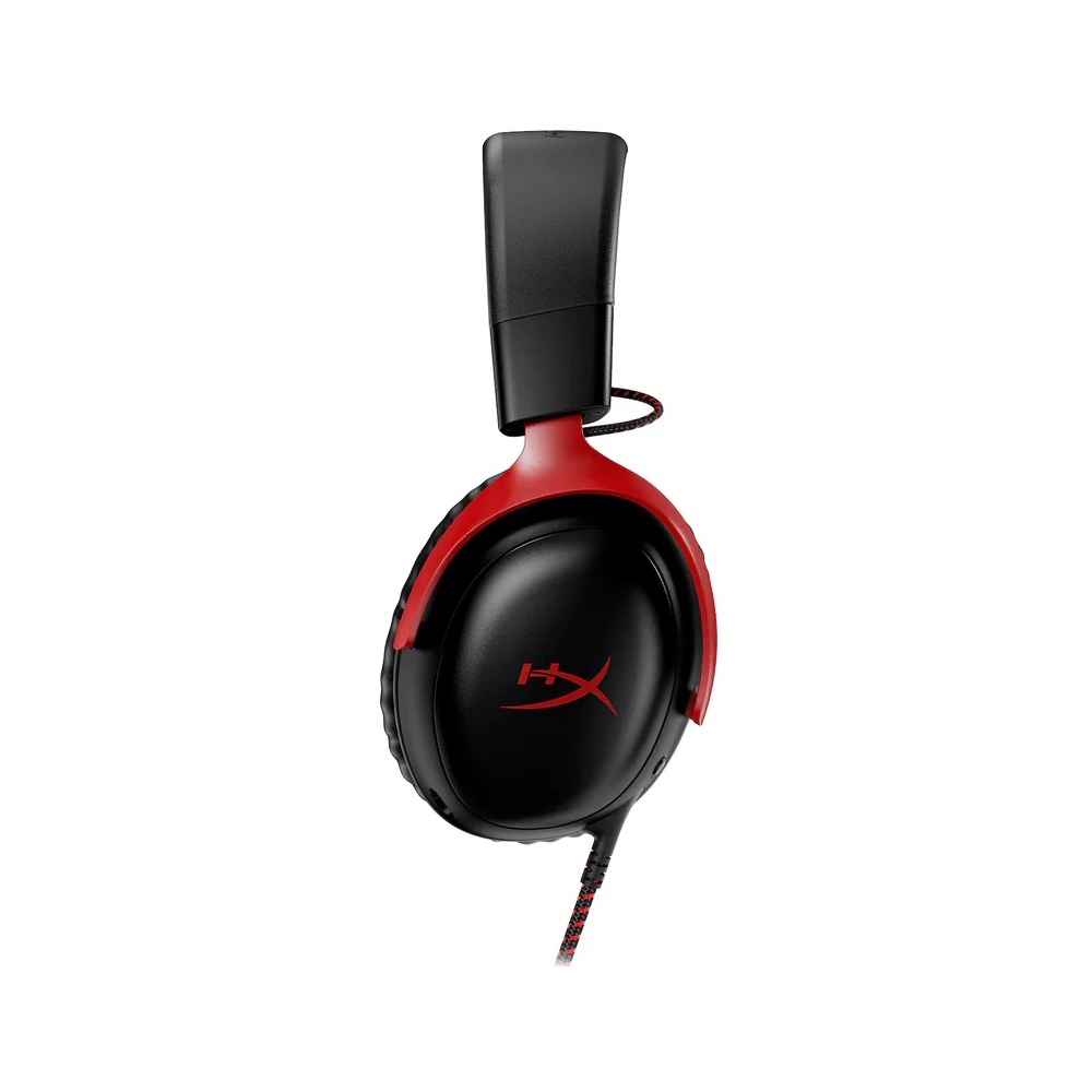 ყურსასმენი HyperX 727A9AA Cloud III, Gaming Headset, Wired, USB, 3.5mm, Black/Red