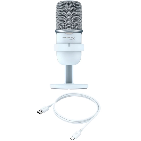 HyperX 519T2AA Solo Cast, Microphone, Type-C, White