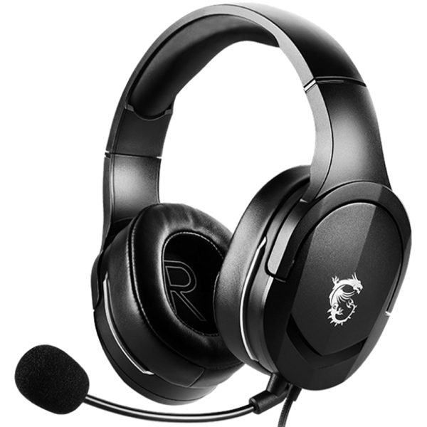 MSI S37-2101030-SV1 IMMERSE GH20, Gaming Headset, Wired, USB, Black