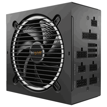 კვების ბლოკი Be Quite L12-M-1000W Pure, 1000W, 80 Plus, Power Supply, Black