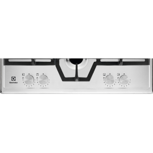 ჩასაშენებელი ქურის ზედაპირი Electrolux KGS64562SX, Built-in, Silver