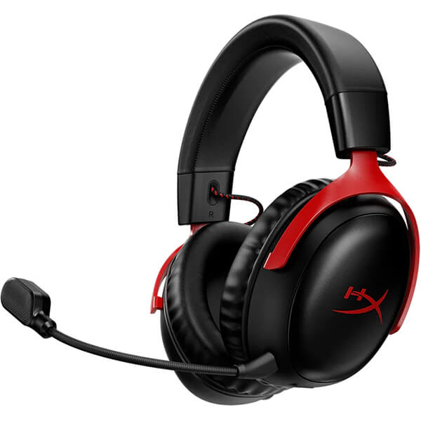 ყურსასმენი HyperX 77Z46AA Cloud III, Gaming Headset, Wired, USB, Black/Red