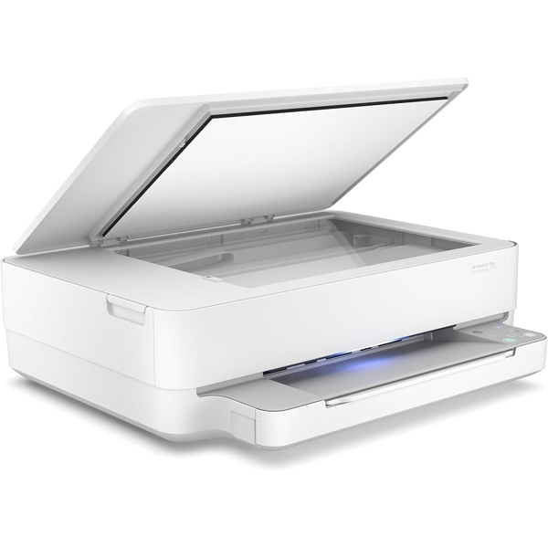 პრინტერი HP 5SE22C DeskJet Plus IA 6075, MFP, A4. Wi-Fi, USB, White