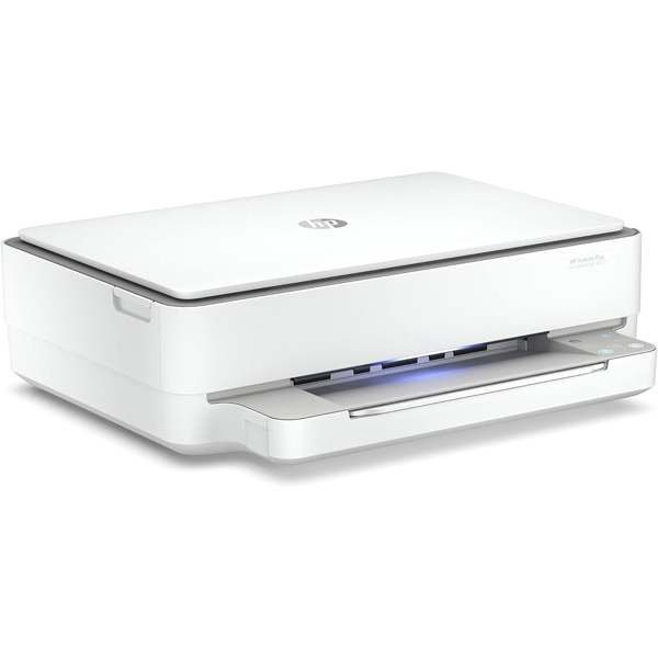 პრინტერი HP 5SE22C DeskJet Plus IA 6075, MFP, A4. Wi-Fi, USB, White