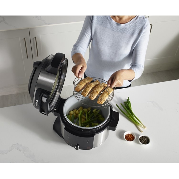 Ninja OL550EU, 1460W, 6L, Multifunction Cooker, Silver/Black