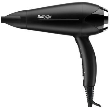 Babyliss D572DE, 2200W, Hair Dryer, Black/Silver