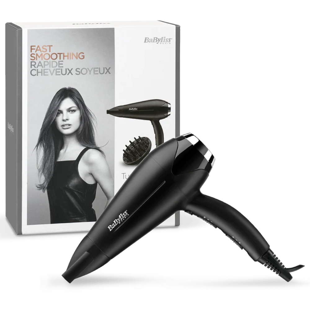 Babyliss D572DE, 2200W, Hair Dryer, Black/Silver