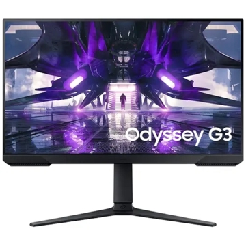 მონიტორი Samsung LS24AG320NIXCI ODYSSEY G3, 24", Monitor, FHD, VA, HDMI, DP, Black