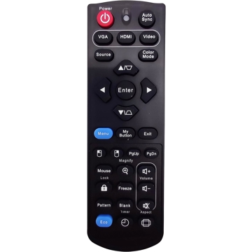 Vivitek XX5040005400, Remote Control, Black