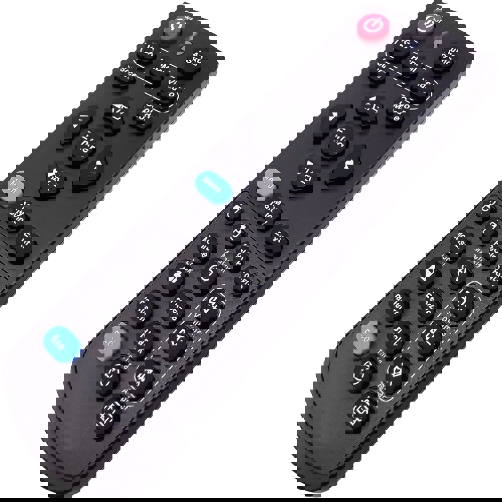 Vivitek XX5040005400, Remote Control, Black