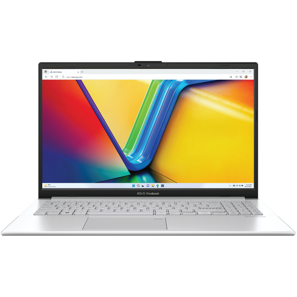 ნოუთბუქი Asus 90NB0ZR1-M00L40 Vivobook Go 15, 15.6", Ryzen 5-7520U, 8GB, 512GB SSD, Integrated, Silver