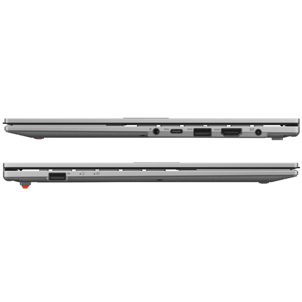 ნოუთბუქი Asus 90NB0ZR1-M00L40 Vivobook Go 15, 15.6", Ryzen 5-7520U, 8GB, 512GB SSD, Integrated, Silver