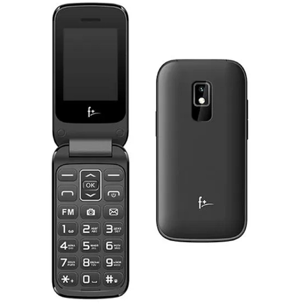 მობილური ტელეფონი F+ Flip 240, 32MB, Dual Sim, Black