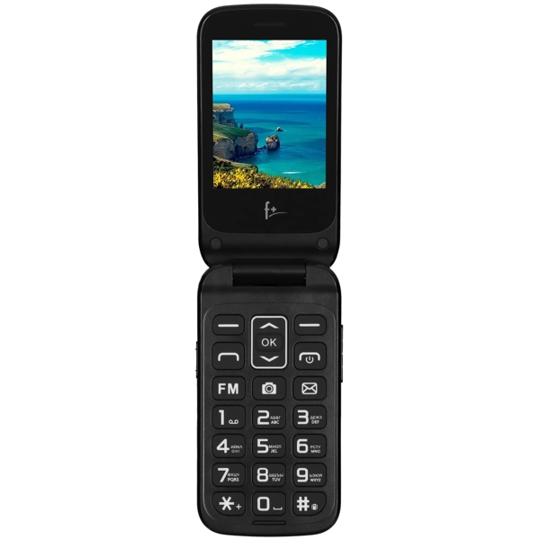 F+ Flip 280, 32MB, Dual Sim, Black