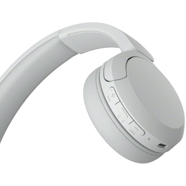 Sony WH-CH520W, Headset, Wireless, Bluetooth, USB, White