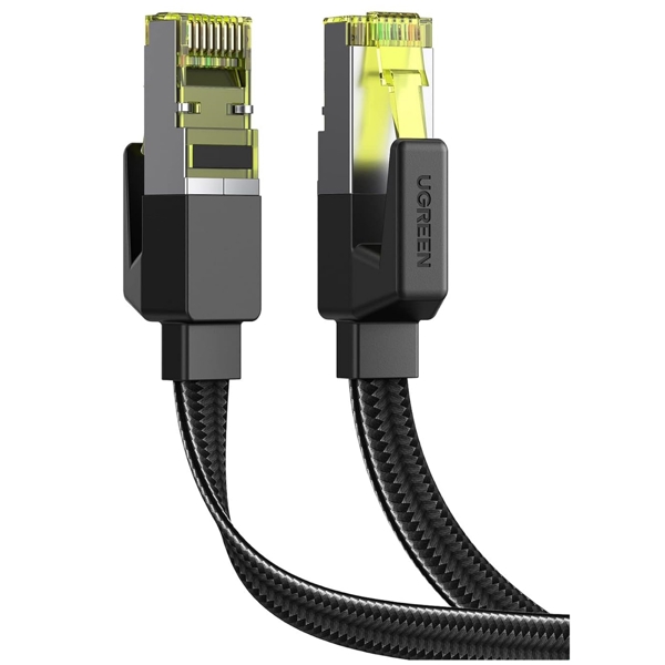 ქსელის კაბელი UGREEN NW189 (40166), CAT7 U/FTP, Lan Cable, 15m, Black