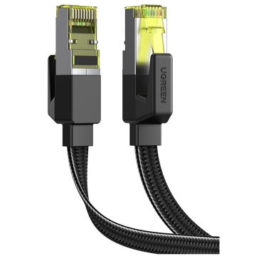 ქსელის კაბელი UGREEN NW189 (40164), CAT7 U/FTP, Lan Cable, 8m, Black