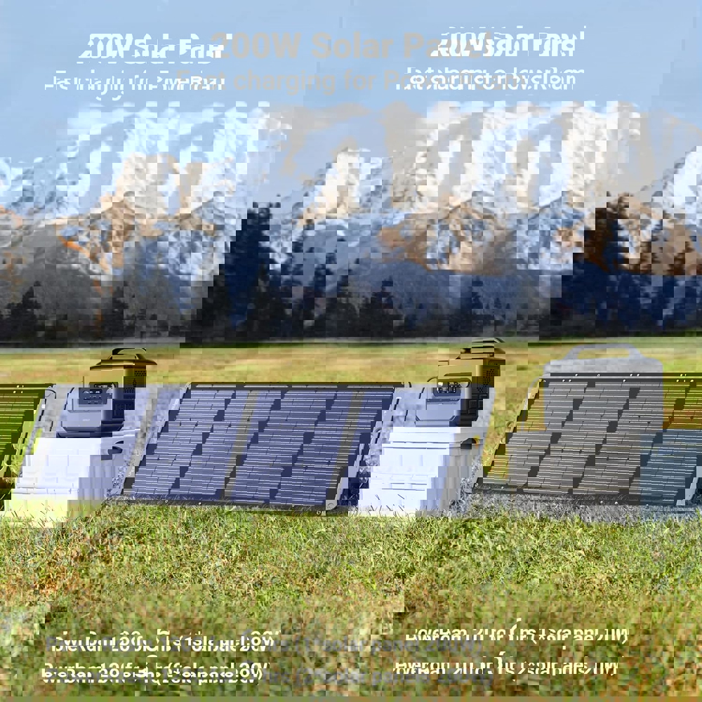 UGREEN SC200 (15114), 200W, Solar Power Bank, Black