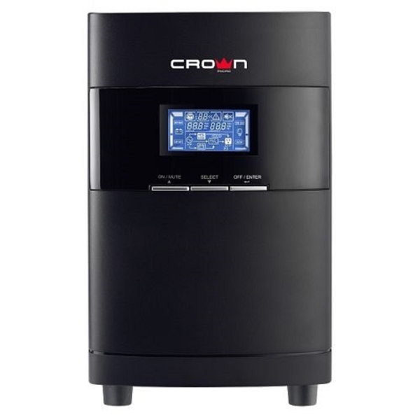 უწყვეტი კვების წყარო Crown Micro CMUOA-350-1K-EURO, UPS, LCD, Black