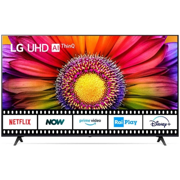 ტელევიზორი LG 43UR80006LJ, 43", 4K UHD, Smart TV, USB, HDMI, LAN, BT, WIFI, Black