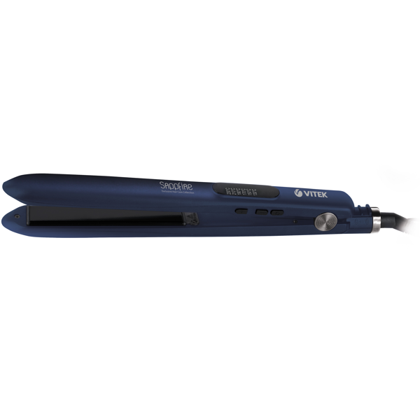 Vitek VT-2230, Hair Straightener, Black/Blue