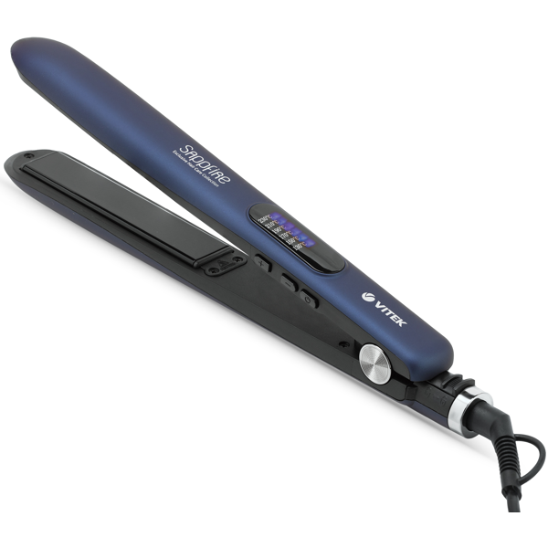 Vitek VT-2230, Hair Straightener, Black/Blue