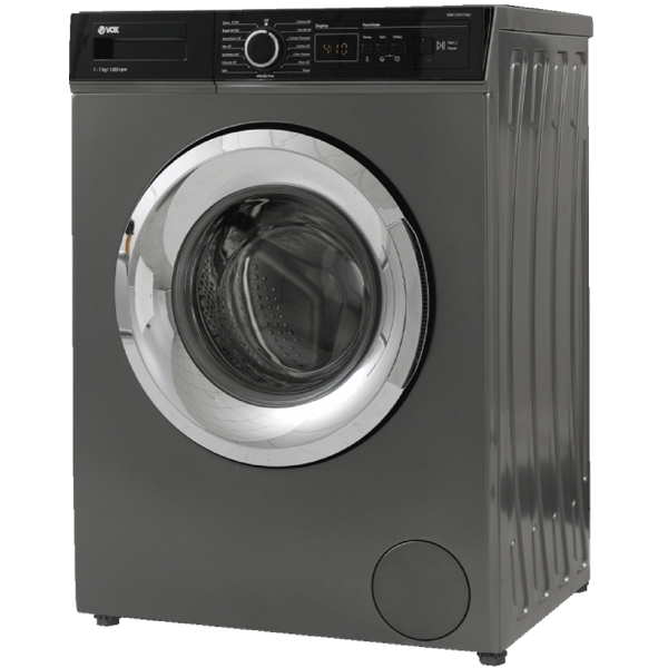 Vox WM1270-LT1GD, 7Kg, D, 1200Rpm, 79Db, Washing Machine, Grey