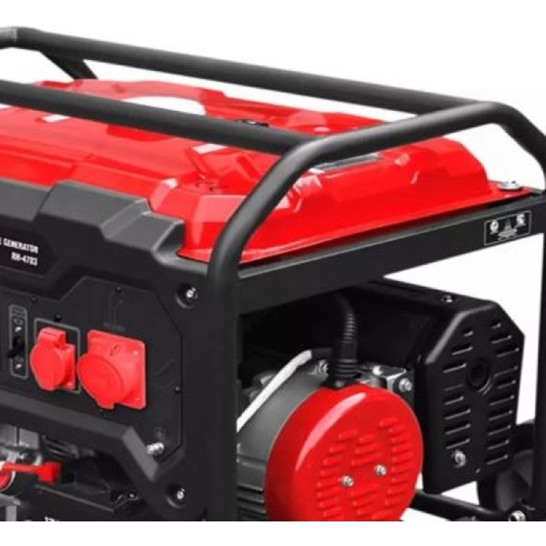 გენერატორი Ronix RH-4783, 6.5KW, Diesel Generator, Black/Red