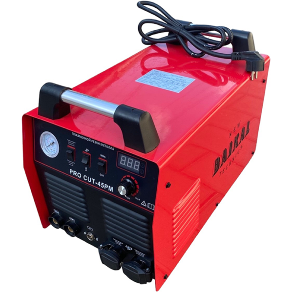 პლაზმური ჭრის აპარატი Baikal BK-PRO/CUT-45PM, 5.5KVA, Plasma Cutting Machine, Black/Red