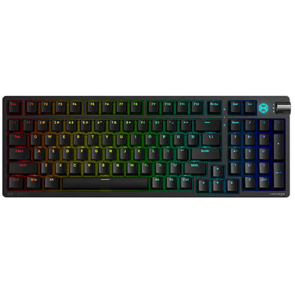 კლავიატურა Edifier G4K Hecate, Wireless, RGB, USB, Bluetooth, Gaming Keyboard, Black