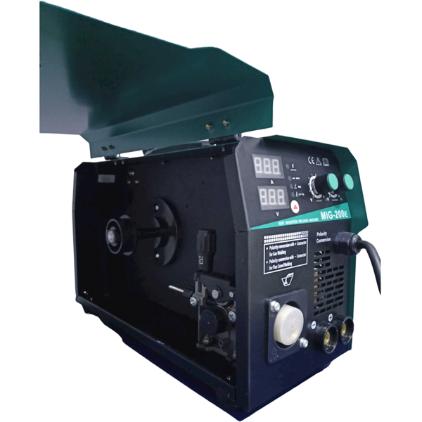 შედუღების აპარატი Meakida MIG/MMA/200/OE, 220V, Welding Machine, Black/Green