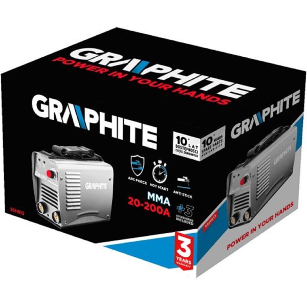 შედუღების აპარატი Graphite 56H813, Welding Machine, Grey