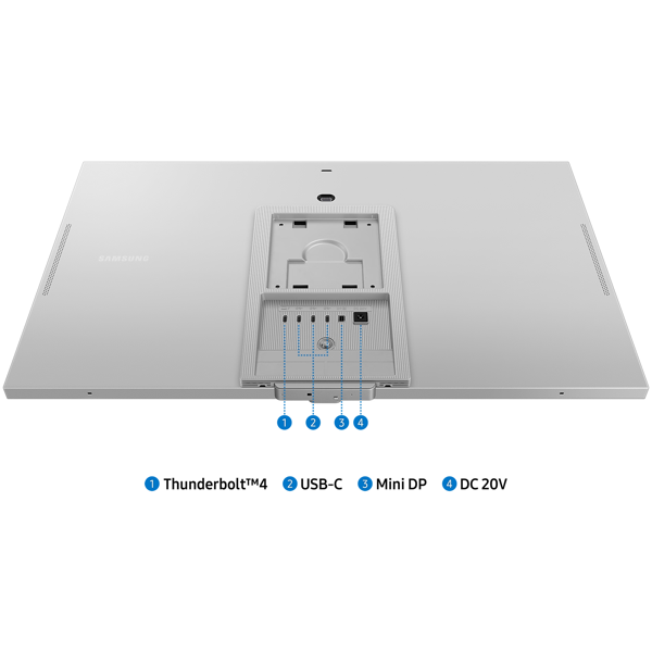 Samsung LS27C902PAIXCI ViewFinity S9, 27", Monitor, 5K, IPS, DP, USB, Silver