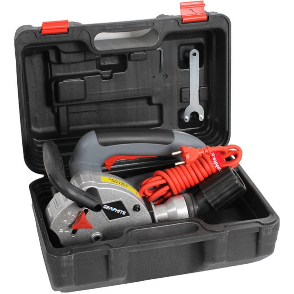 Graphite 59G370, 1500W, Wall Chaser, Black/Silver