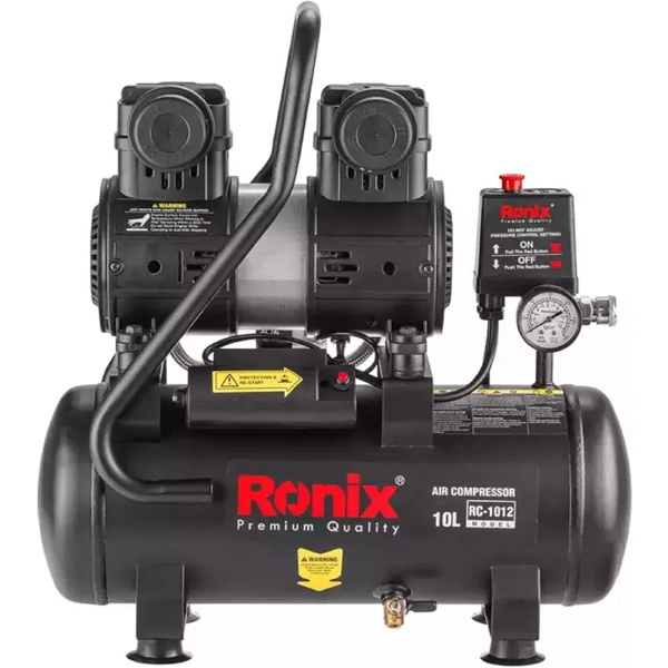 Ronix RC-1012, 1280W, 10L, Air Compressor, Black