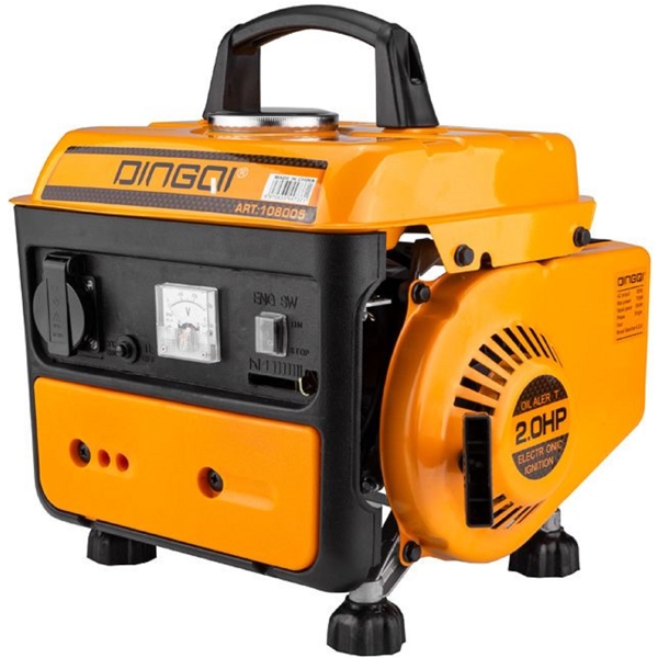 Dingqi 108005, 500W, Diesel Generator, Black/Orange