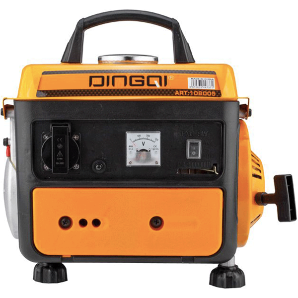 Dingqi 108005, 500W, Diesel Generator, Black/Orange