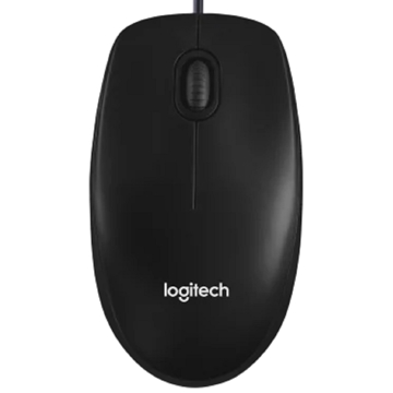 მაუსი Logitech 910-006652 M100, Wired, USB, Mouse, Black