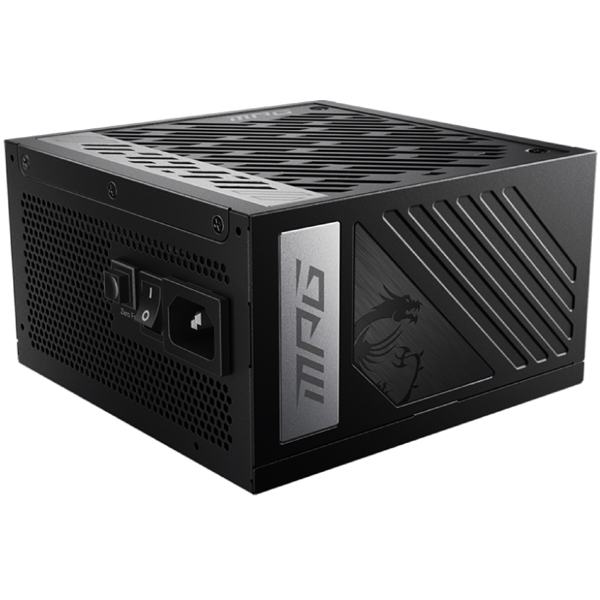 MSI A1000G MPG, 1000W, 80 Plus, Power Supply, Black