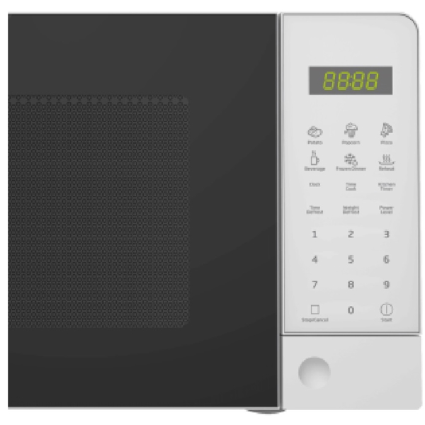 მიკროტალღური ღუმელი Beko MOC 201103 W, 700W, 20L, Microwave Oven, White