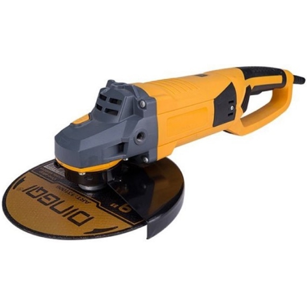 კუთხსახეხი Dingqi 101231, 2300W, 230mm, 6500Rpm, Black/Orange