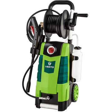 მაღალი წნევის სარეცხი აპარატი Verto 52G400, 2000W, Pressure Washer, Black/Green