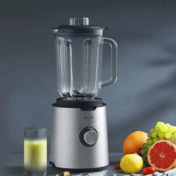 ბლენდერი Xiaomi Deerma DEM-NU200W, 600W, 1.5L, Blender, Black/Silver