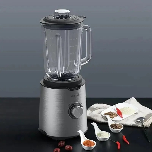 ბლენდერი Xiaomi Deerma DEM-NU200W, 600W, 1.5L, Blender, Black/Silver