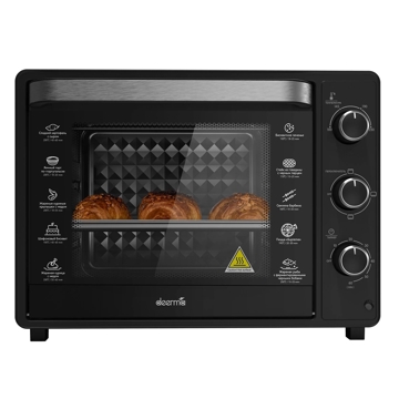 ელექტრო ღუმელი Xiaomi Deerma DEM-KZ110W, 1500W, 32L, Electric Oven, Black