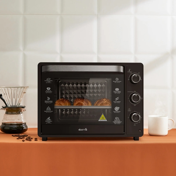 ელექტრო ღუმელი Xiaomi Deerma DEM-KZ110W, 1500W, 32L, Electric Oven, Black