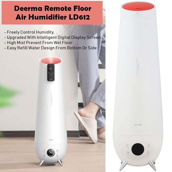 ჰაერის დამატენიანებელი Xioami Deerma DEM-LD612, 30m², Air Humidifier, White