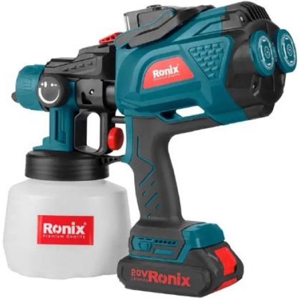 Ronix 8604, Air Spray Gun, Black/Blue