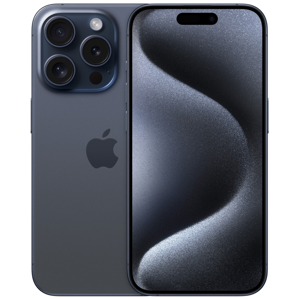 მობილური ტელეფონი Apple iPhone 15 Pro, 8GB, 256GB, SIM1 + ESIM, 5G, NFC, Blue Titanium